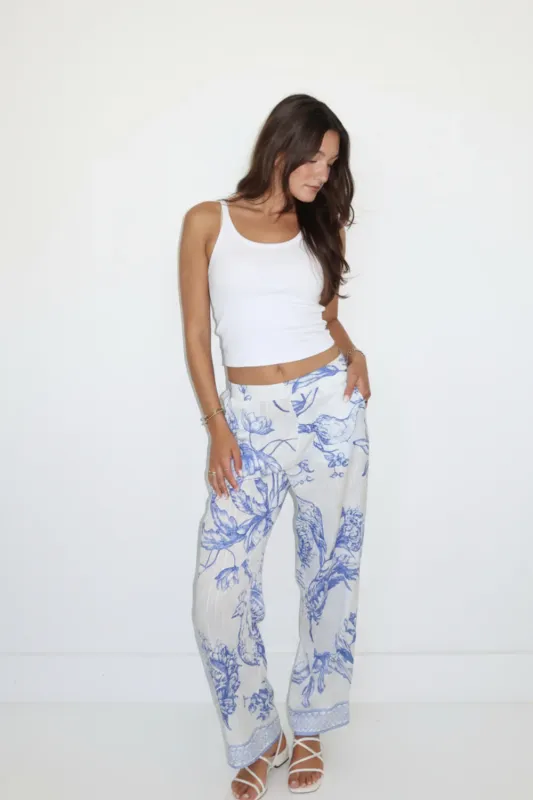 NIBI-MTK - Sunny Beach Pant Meadow Birds