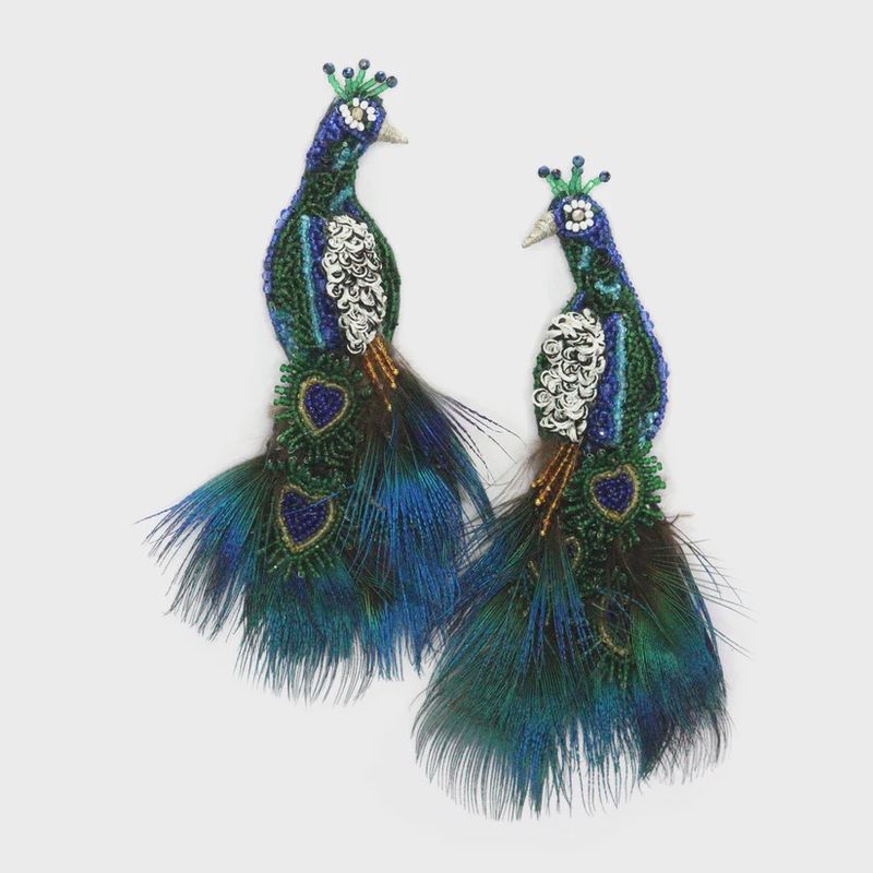Bhavna Kanakia - Peacock Earrings