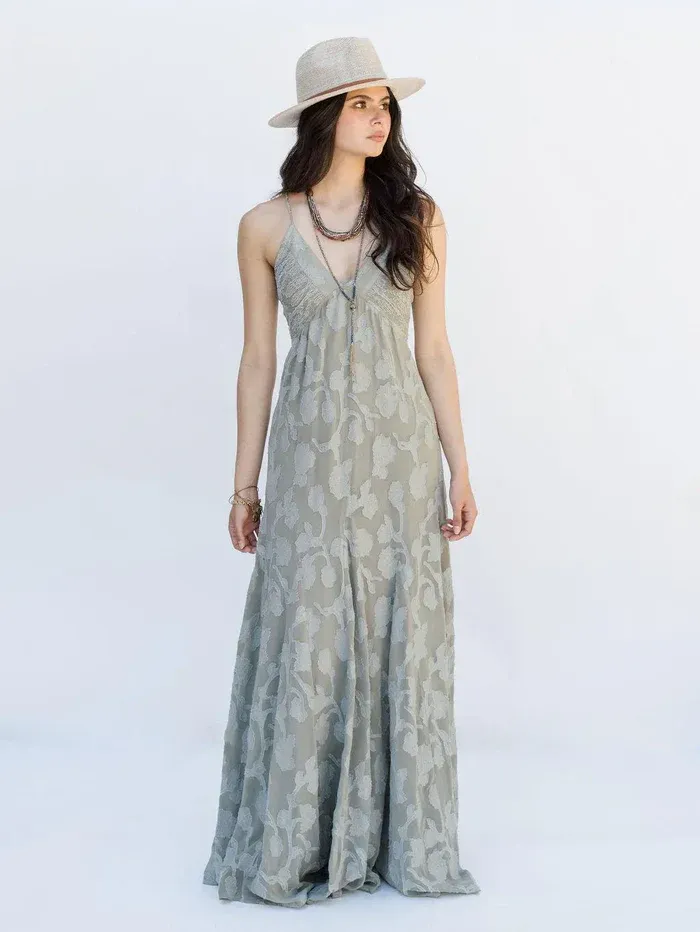 Rain of May - All My Love Maxi Dress Lily Pad