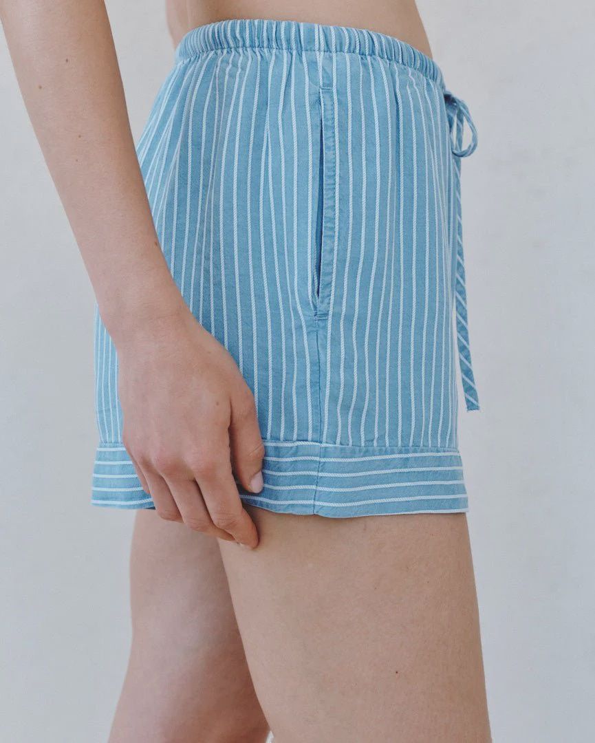 Bella Dahl - Banded Stripe Short Costal Stripe Wash