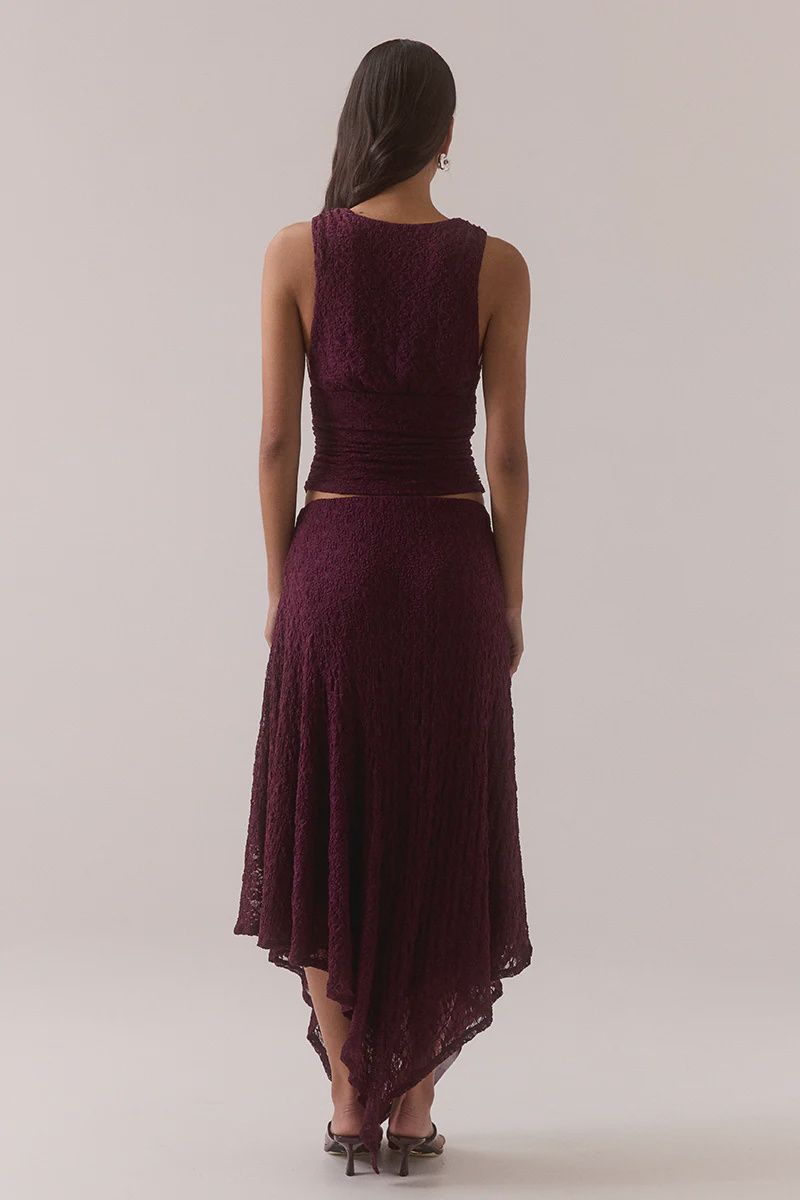 Sovere - Aaila Lace Top Plum