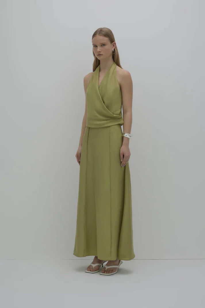 Nude Lucy - Leon Cupro Top Pickle