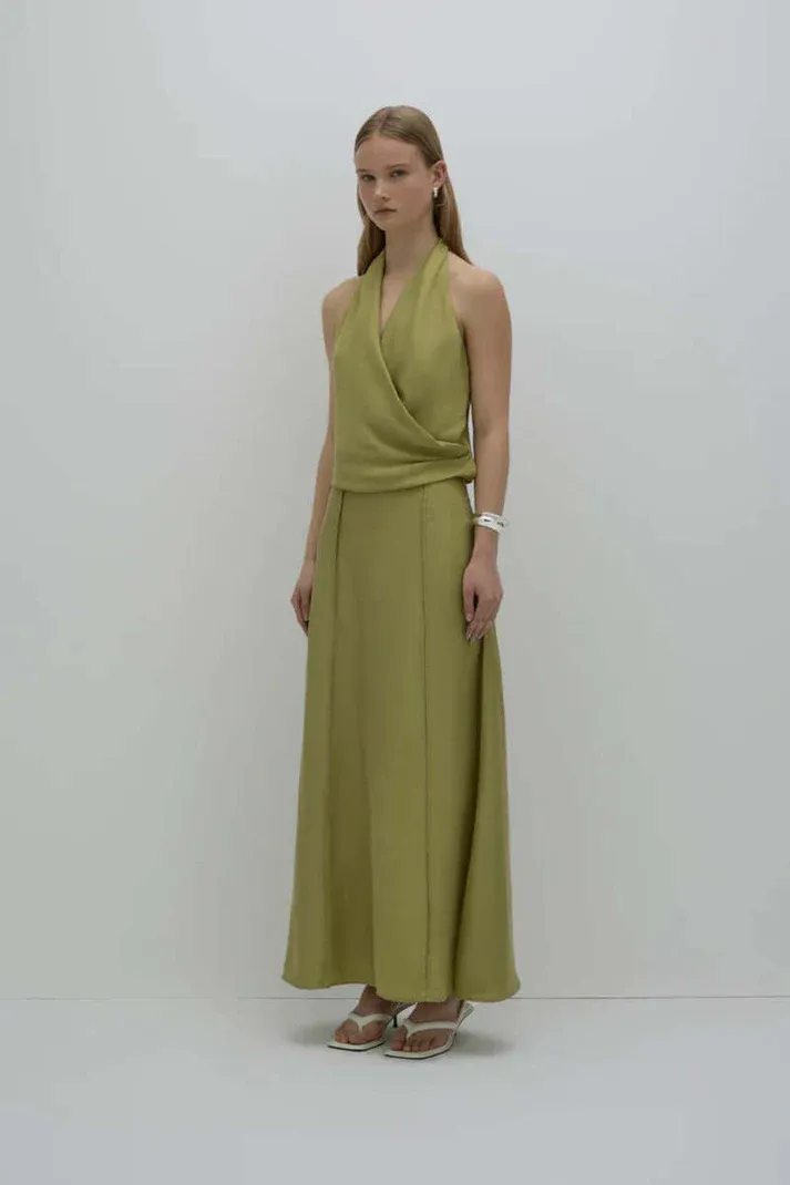 Nude Lucy - Leon Cupro Top Pickle