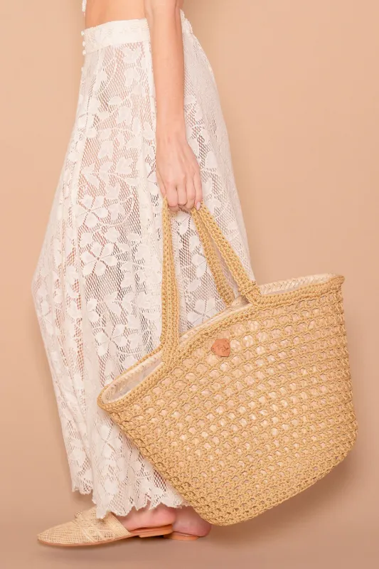 Z&L Europe - Dessin Beach Tote Ochre Natural
