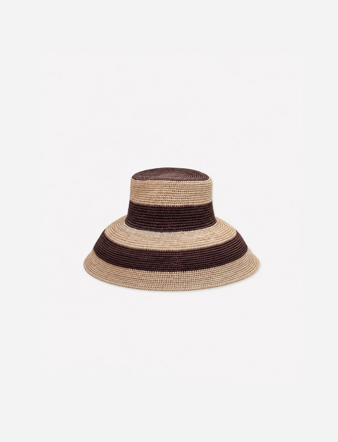 Van Palma - Gina XL Stripes Baige Chocolate