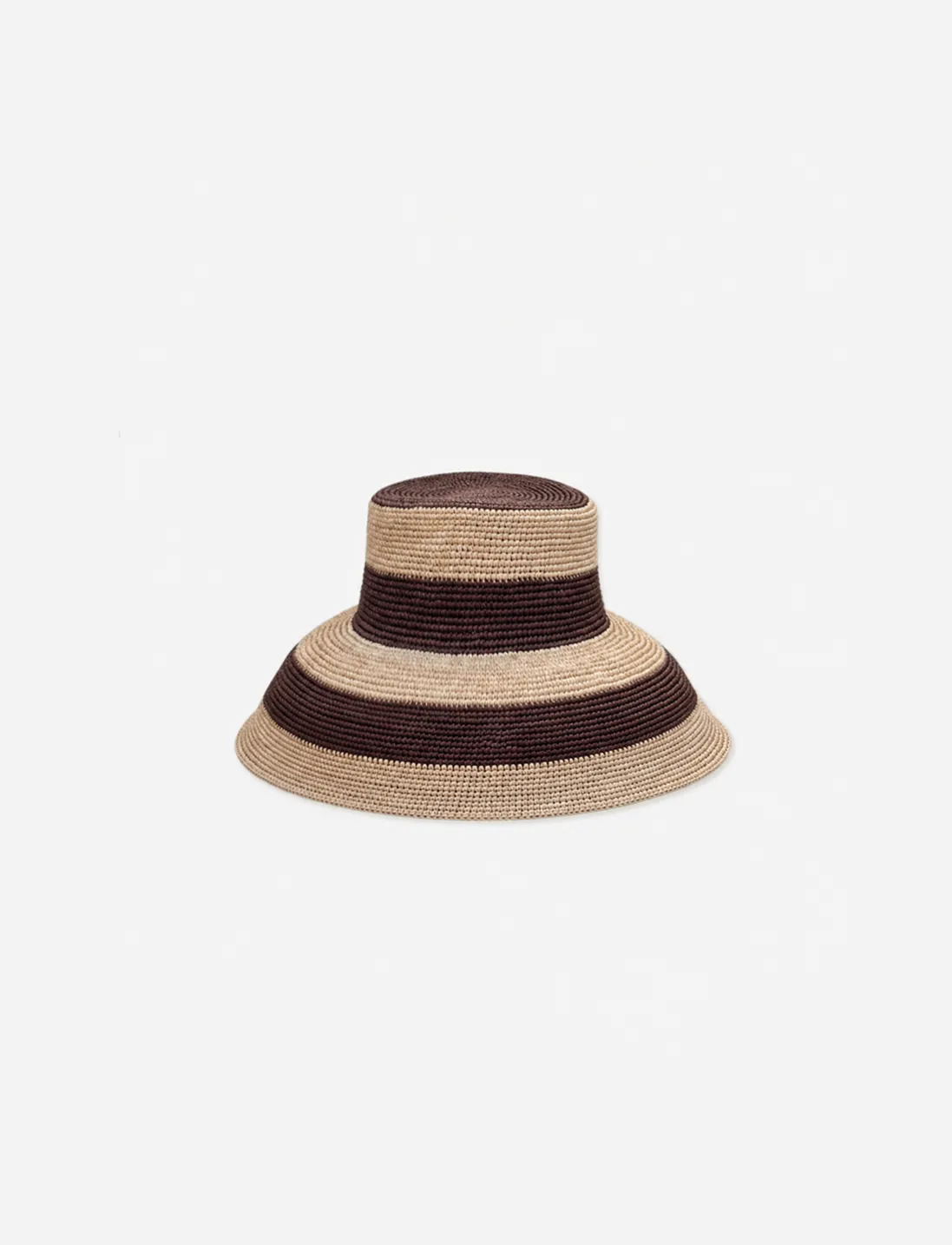 Van Palma - Gina XL Stripes Baige Chocolate