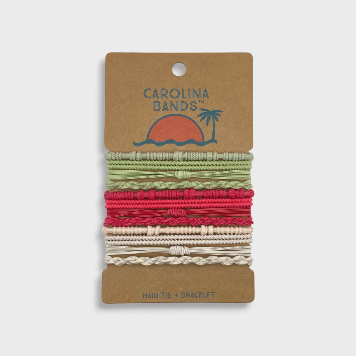 Carolina Bands - Hair Tie Bracelet Set, Colour: Sullivan's Island