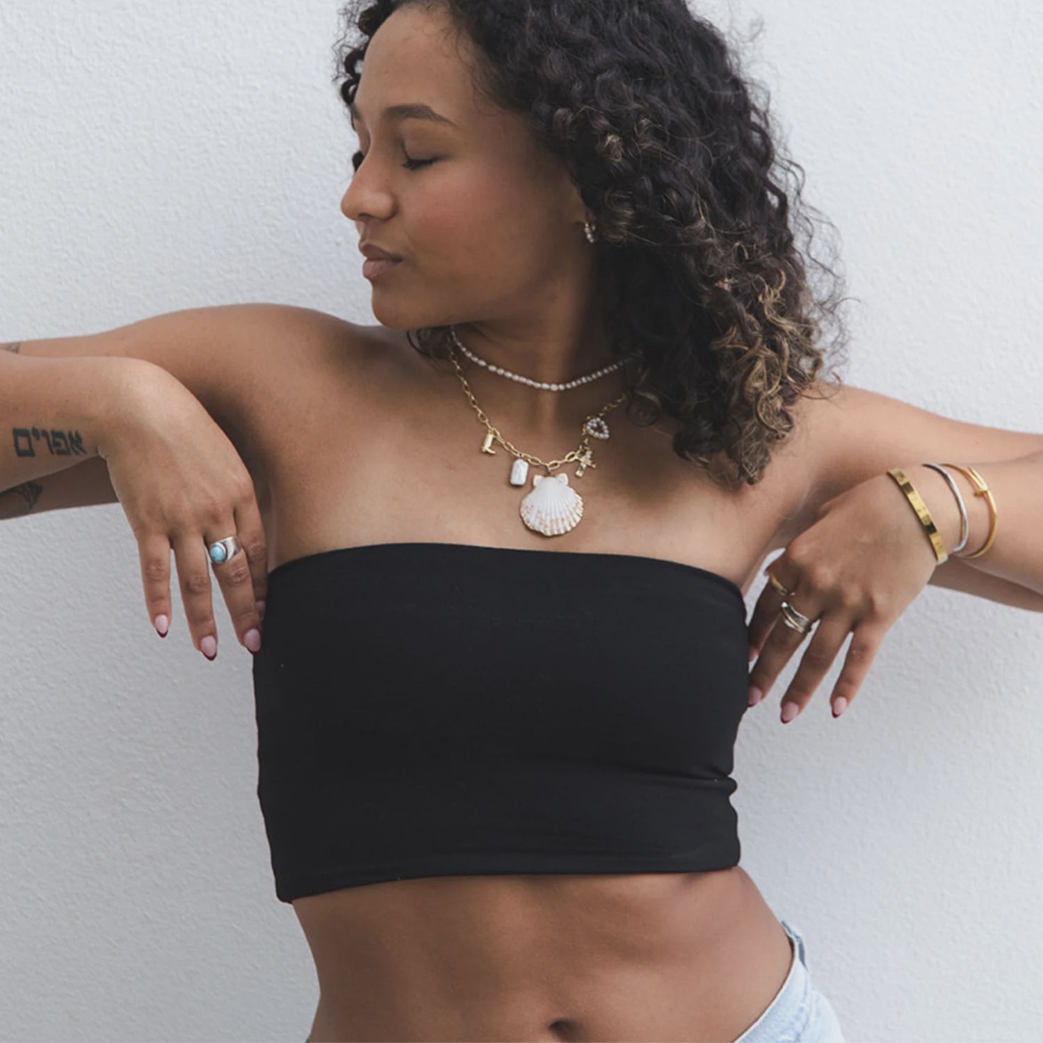 Boob-eez - Hunter Double Layer Bandeau Black