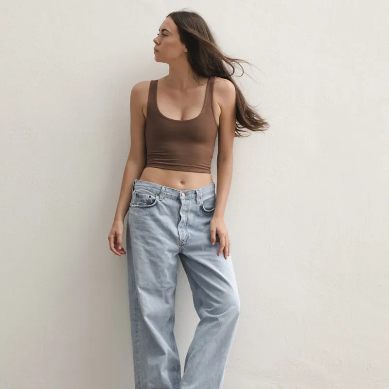 Boob-eez - Devon Double Layer Scoop Dark Nude