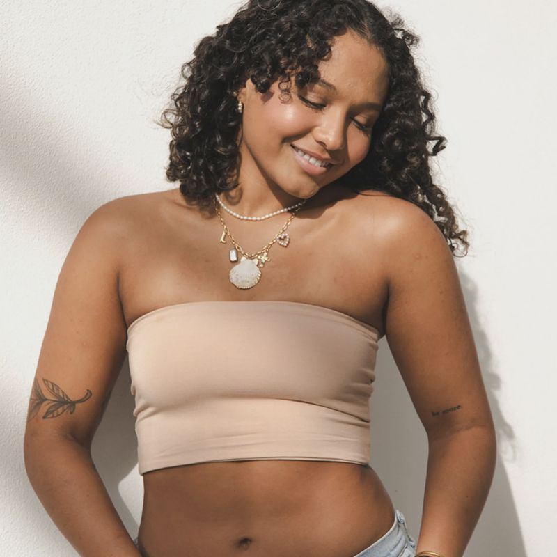 Boob-eez - Hunter Double Layer Bandeau Light Nude