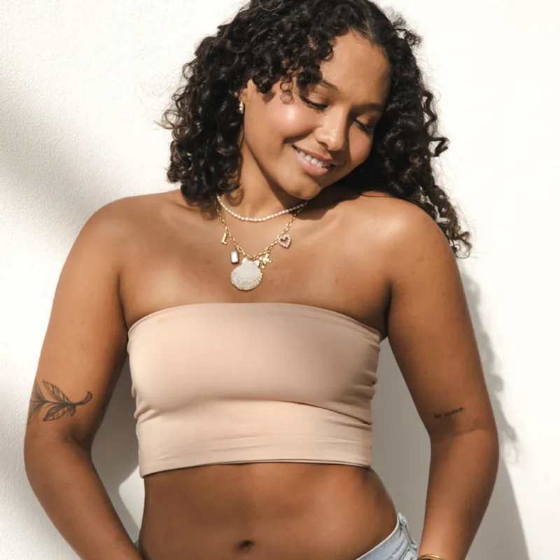 Boob-eez - Hunter Double Layer Bandeau Light Nude