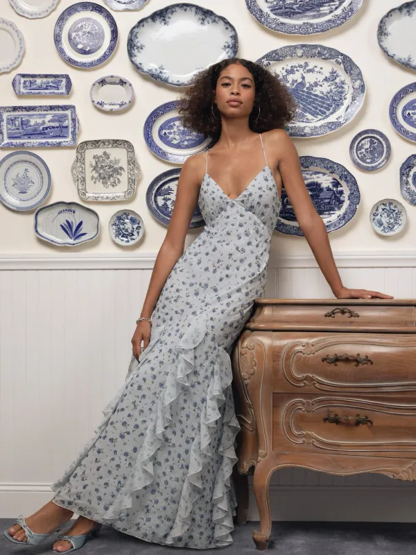 For Love & Lemons - Elea Beaded Maxi Dress