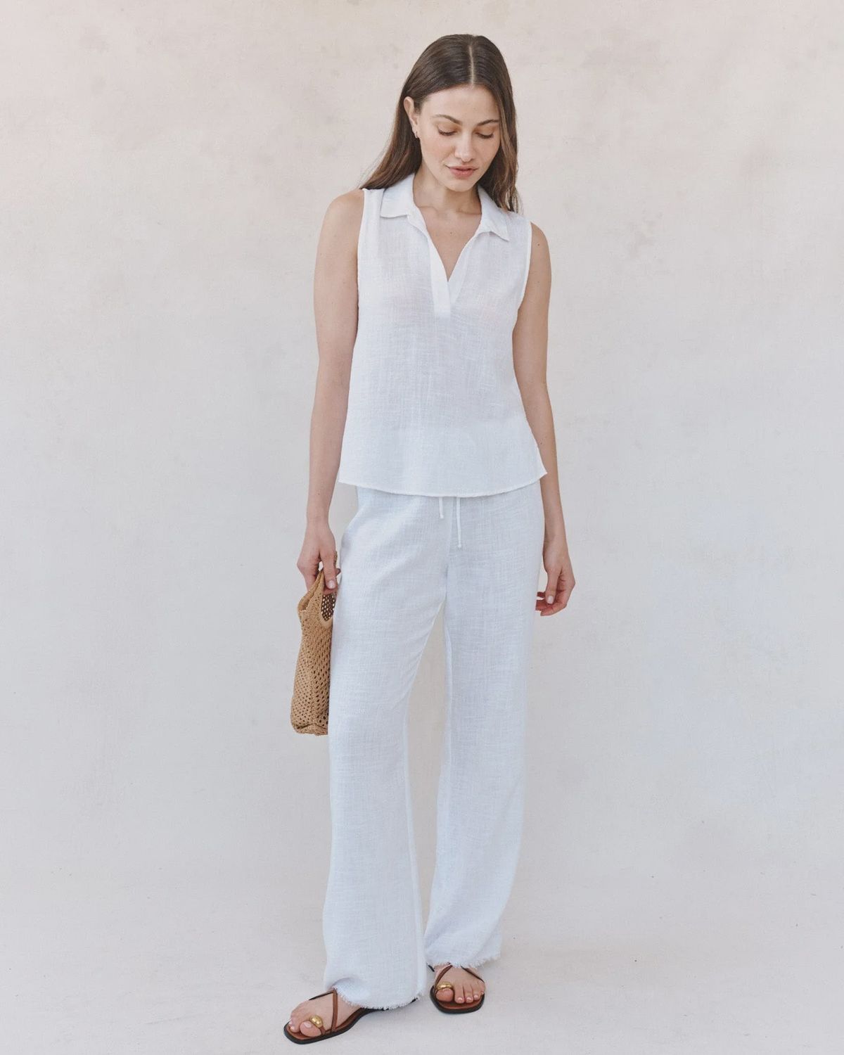 Bella Dahl - Sleeveless Pullover White