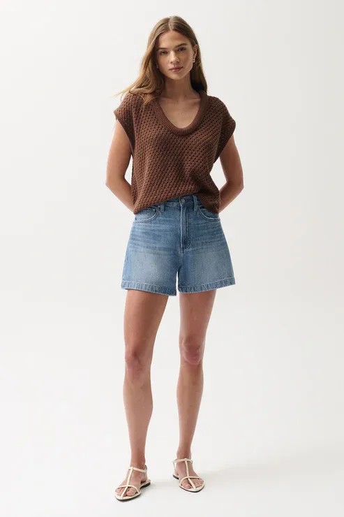 Pistola - Saige High Rise A-Line Short Sail Away Pistola - Saige High Rise A-Line Short Sail Away