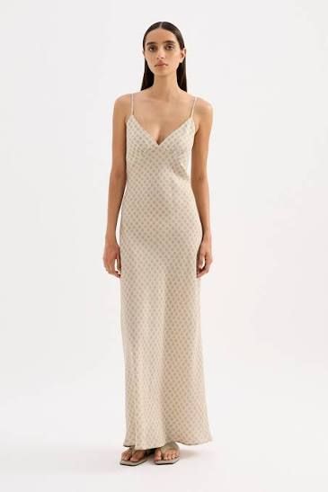 Nude Lucy - Cosmo Cupro Slip Dress Cosmo