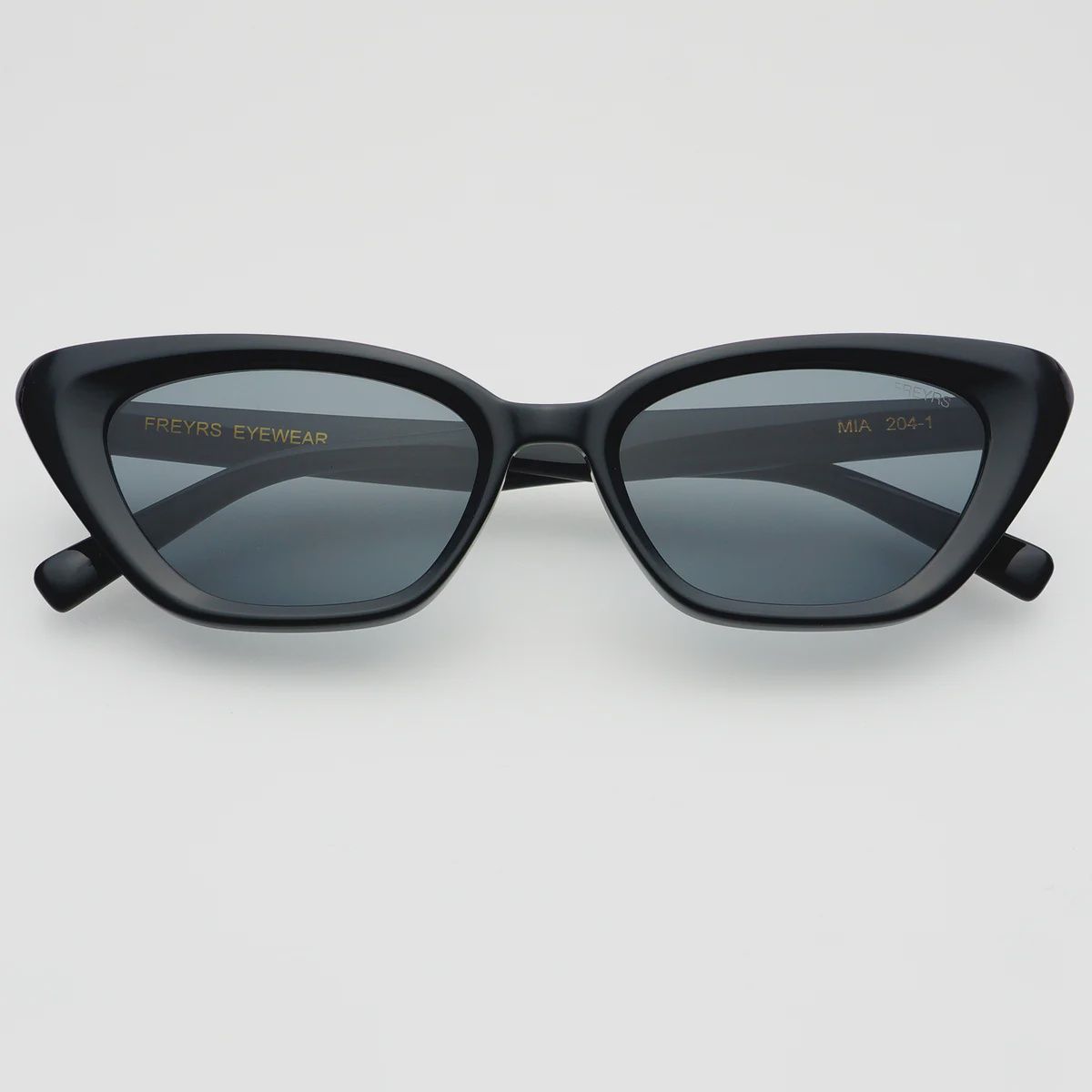 FREYRS Eyewear - Mia Acetate Cat Eye Womens Sunglasses - Black