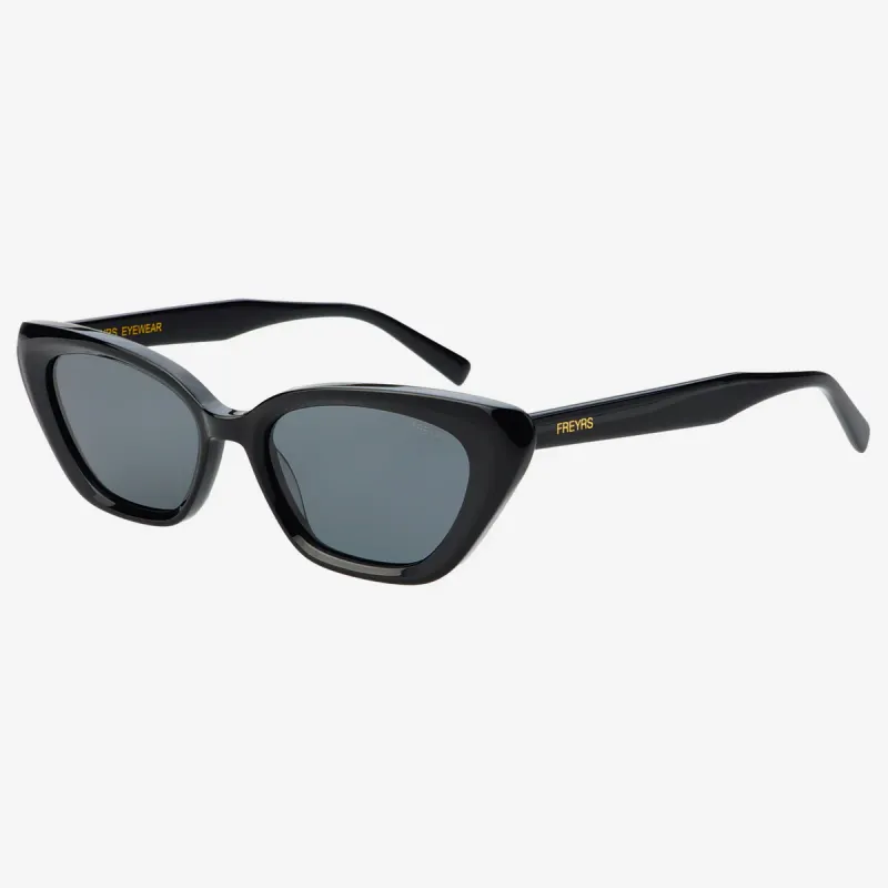 FREYRS - Mia Acetate Cat Eye Womens Sunglasses - Black