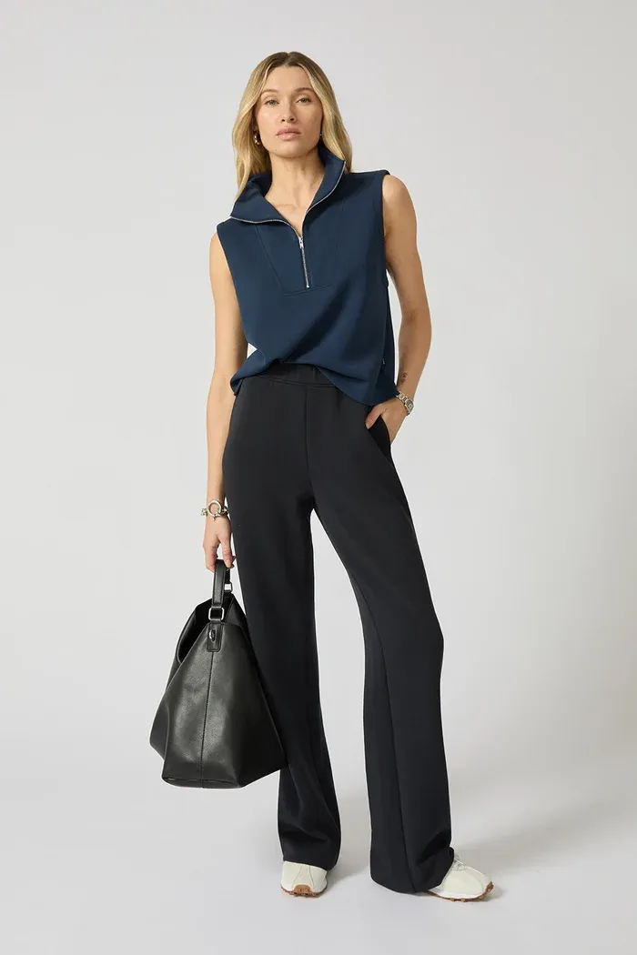 MPG Sport - Dreamweave Half Zip Mock Neck Navy Blazer