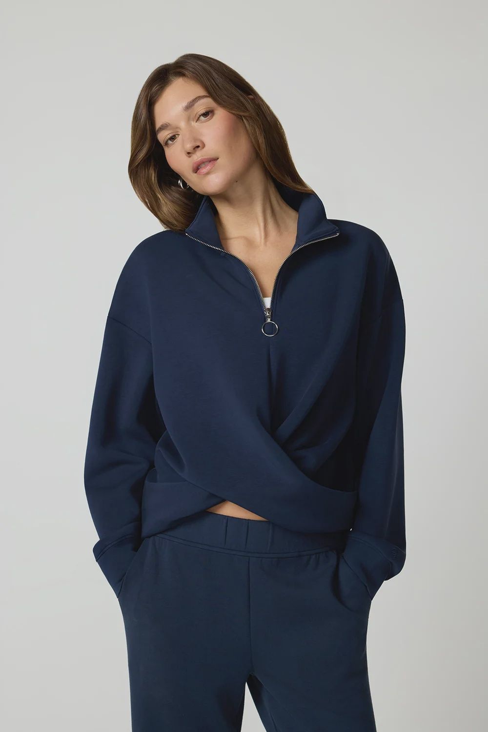 MPG Sport - Dreamweave Crossover Pullover Navy Blazer