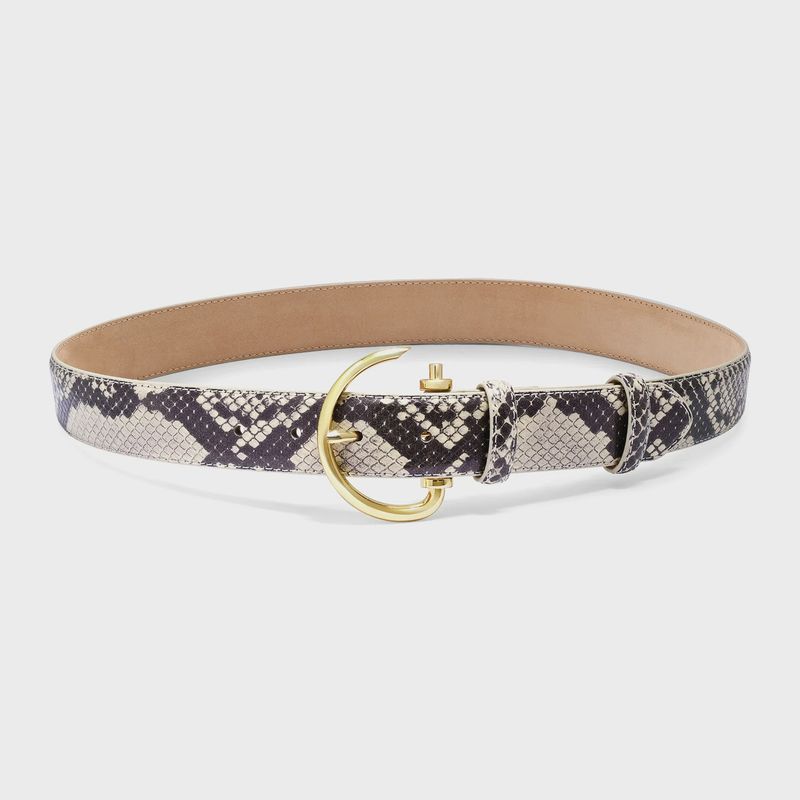 Laurel And Gold - Palomino Belt Natural Snake/Gold