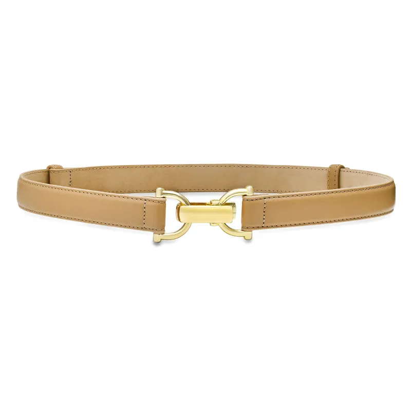 Laurel &amp; Gold - Martel Belt Latte/Gold