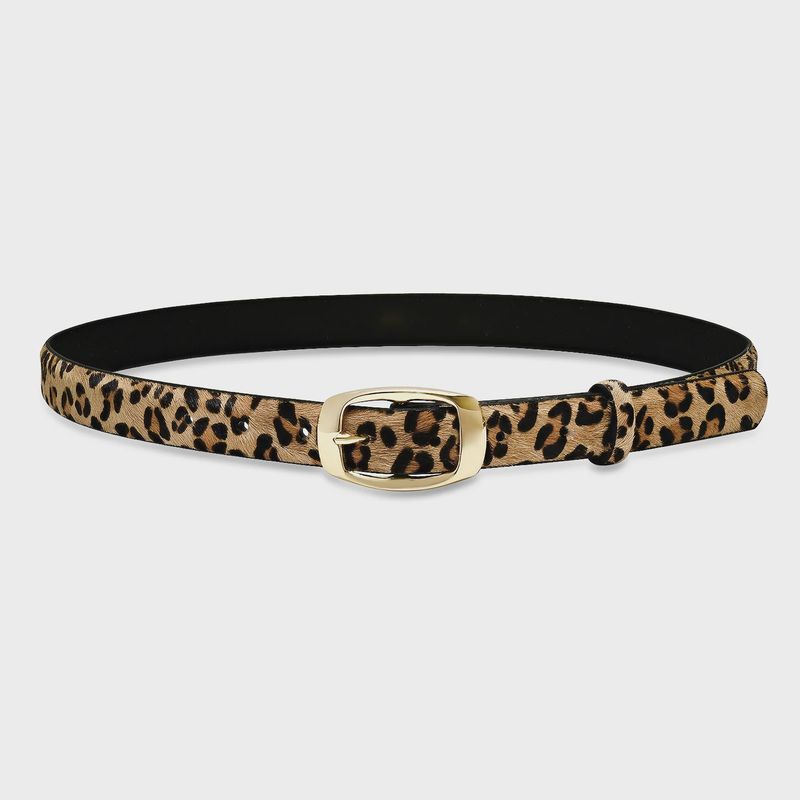 Laurel And Gold - Mini Oakwood Belt Leopard Print Hair