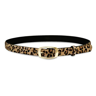 Laurel & Gold - Mini Oakwood Belt Leopard Print Hair Laurel & Gold - Mini Oakwood Belt Leopard Print Hair