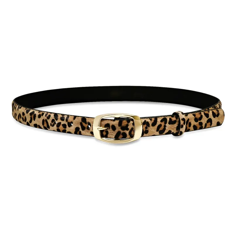 Laurel &amp; Gold - Mini Oakwood Belt Leopard Print Hair