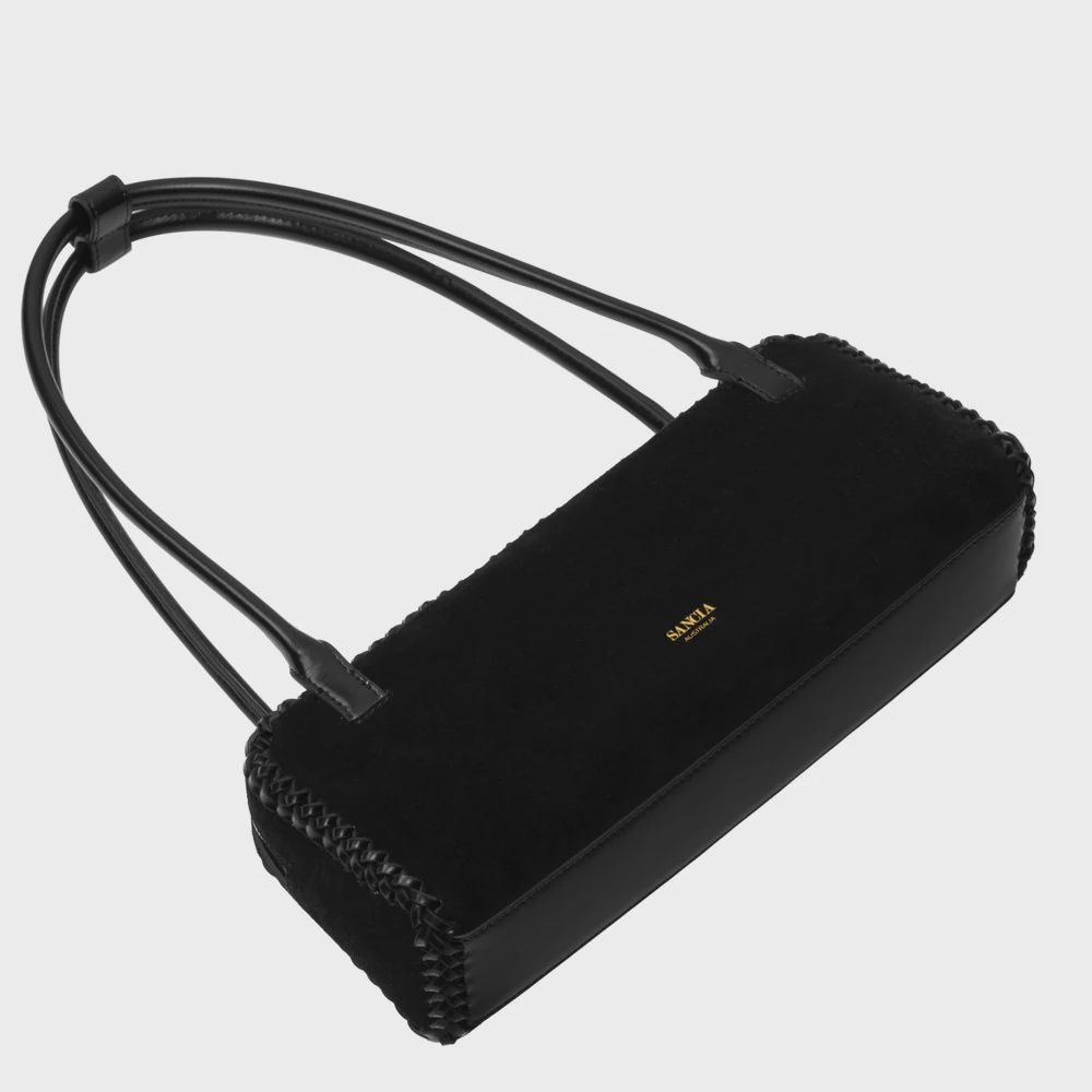 Sancia - Kotli Bag Black Suede