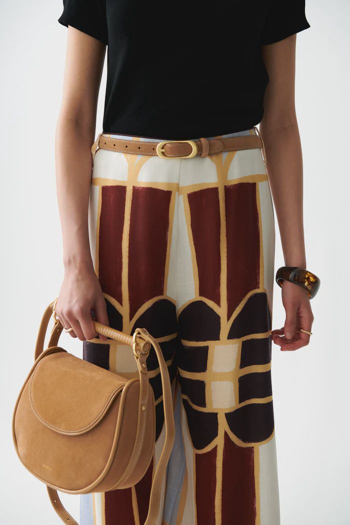 Sancia - Mira Belt Suede Leather Cashew