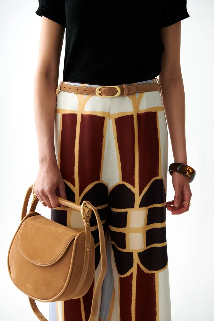 Sancia - Mira Belt Suede Leather Cashew