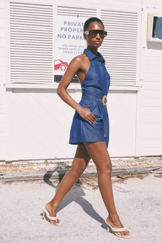 JS71 - Hogan Romper Indigo