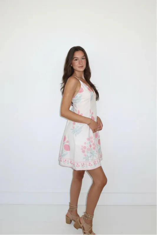 NIBI-MTK - Edie Mini Dress Blush Bloom