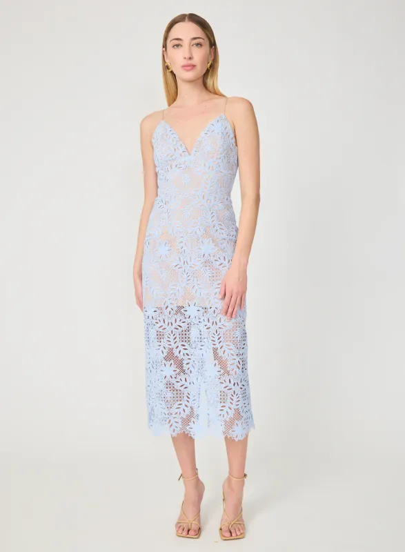 Gilner Farrar - Ayberlyn Midi Dress Baby Blue