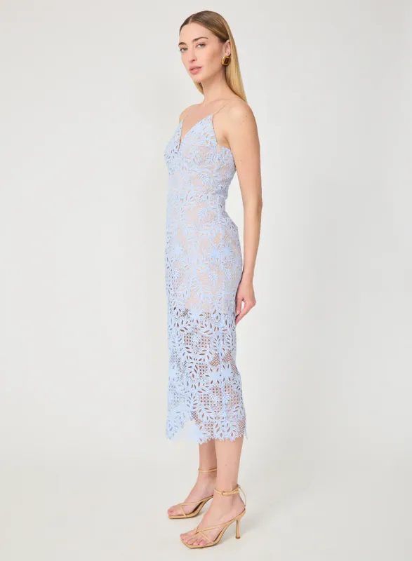 Gilner Farrar - Ayberlyn Midi Dress Baby Blue