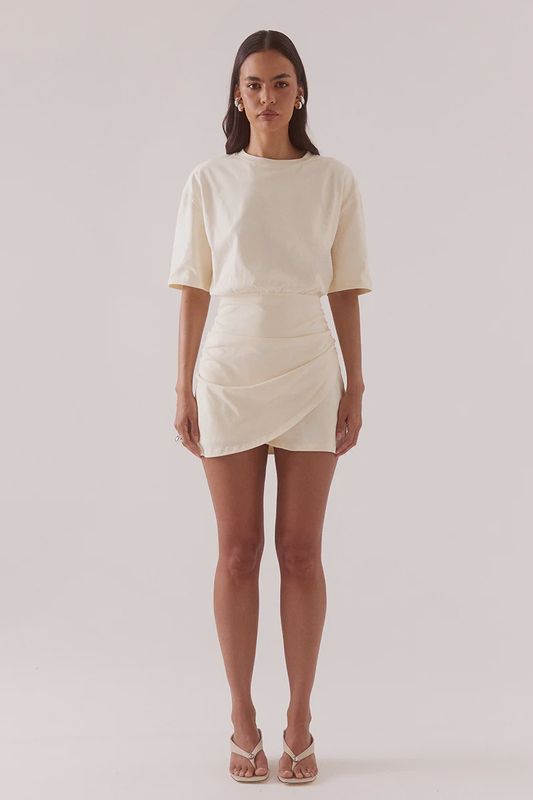 Sovere - Izel Tee Dress Pannacotta