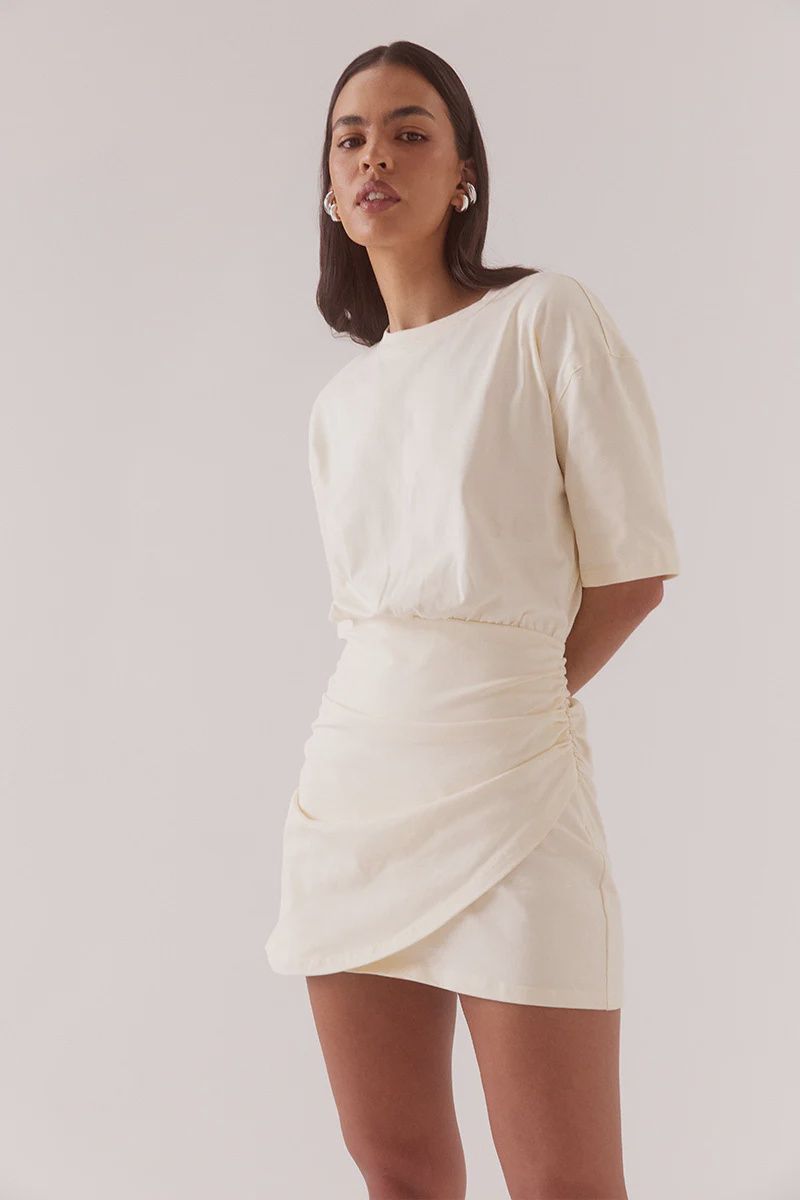 Sovere - Izel Tee Dress Pannacotta