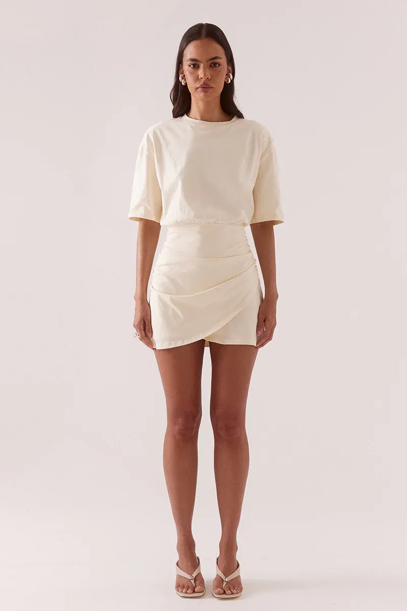 Sovere - Izel Tee Dress Pannacotta
