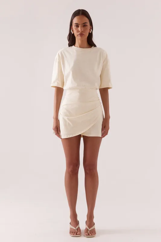 Sovere - Izel Tee Dress Pannacotta
