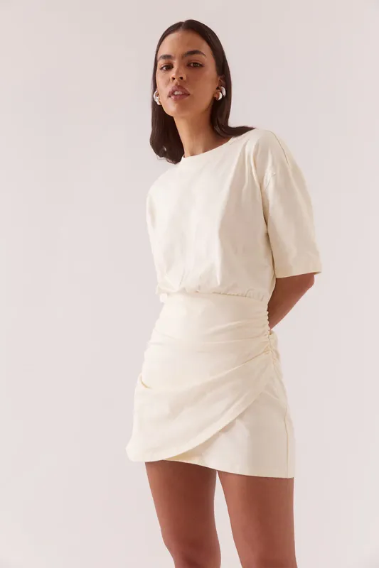 Sovere - Izel Tee Dress Pannacotta