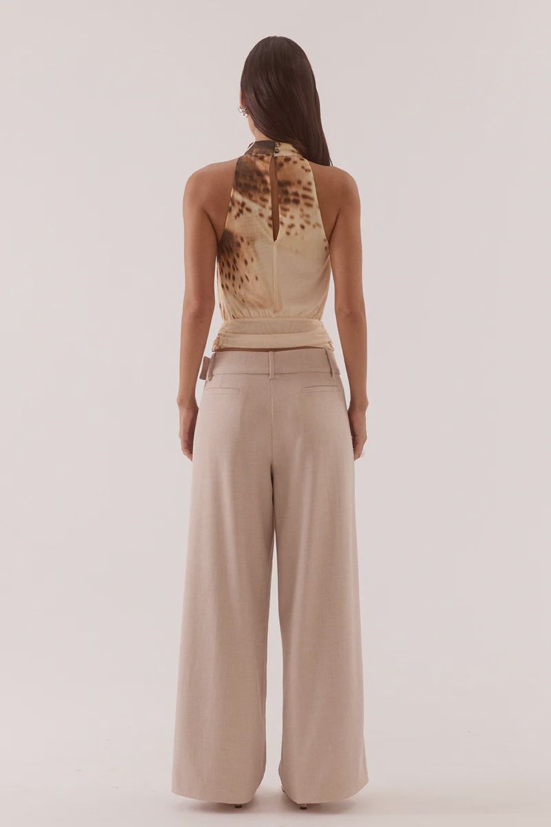 Sovere - Odette Halter Top Lemon Orchid