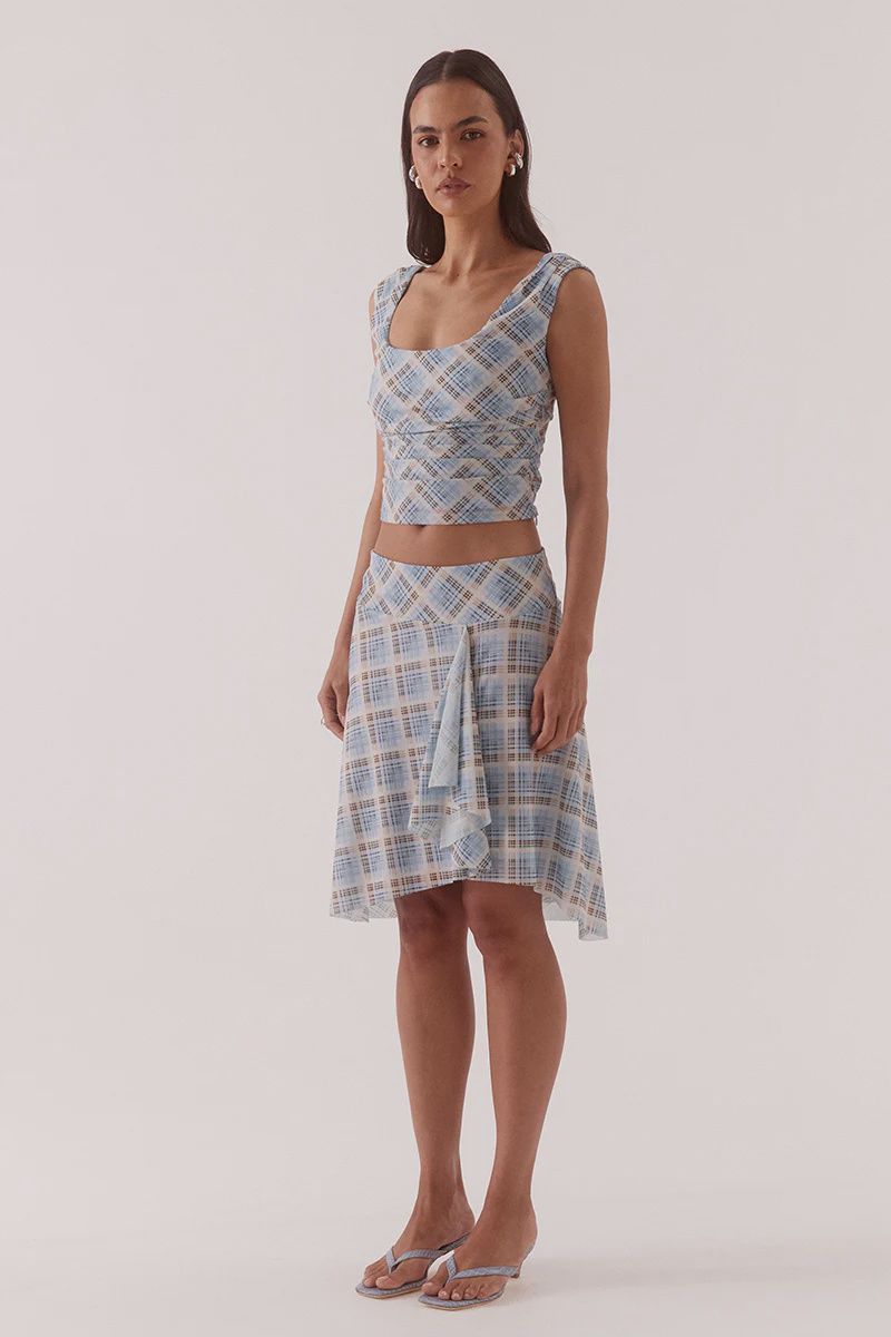 Sovere - Novalyn Plaid Top Check