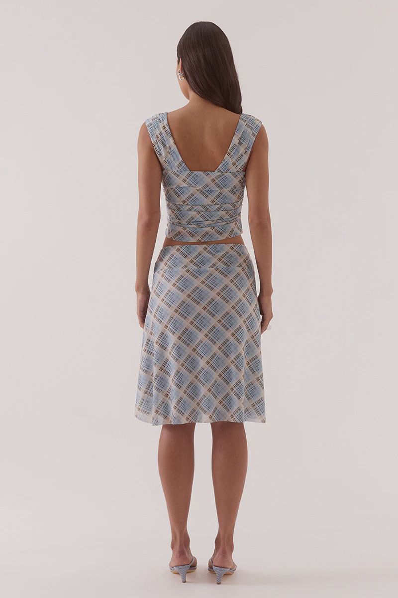 Sovere - Novalyn Plaid Top Check