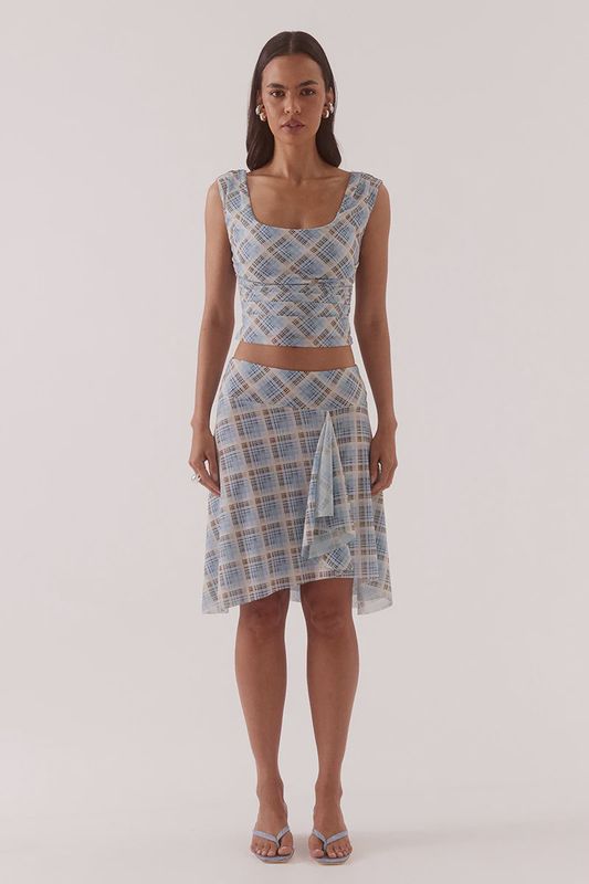 Sovere - Novalyn Plaid Top Check
