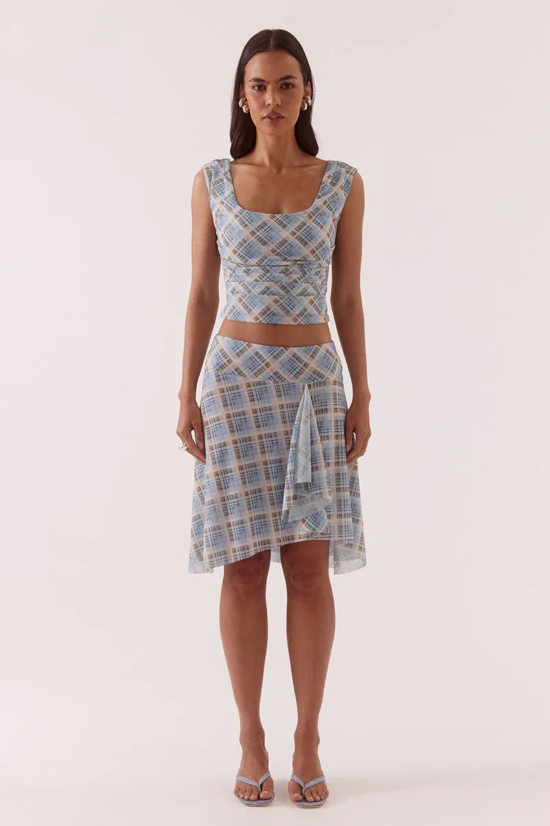Sovere - Novalyn Plaid Top Check Sovere - Novalyn Plaid Top Check