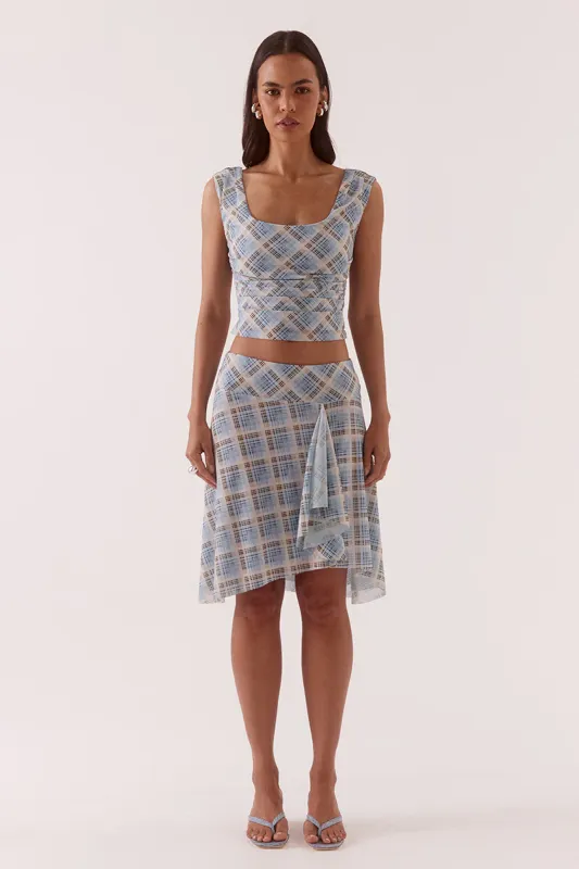 Sovere - Novalyn Plaid Top Check