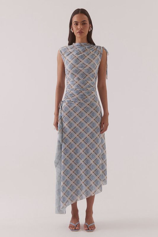Sovere - Novalyn Plaid Sleeveless Dress Check Pallet