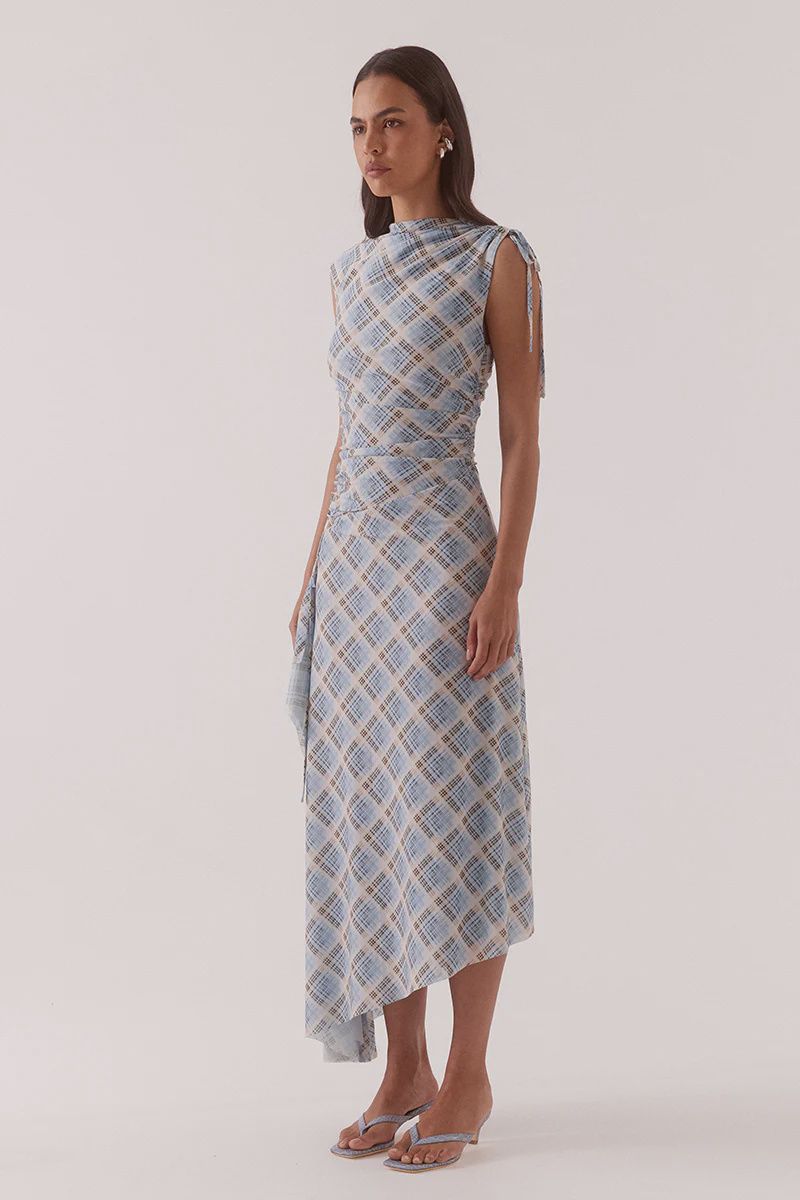 Sovere - Novalyn Plaid Sleeveless Dress Check Pallet
