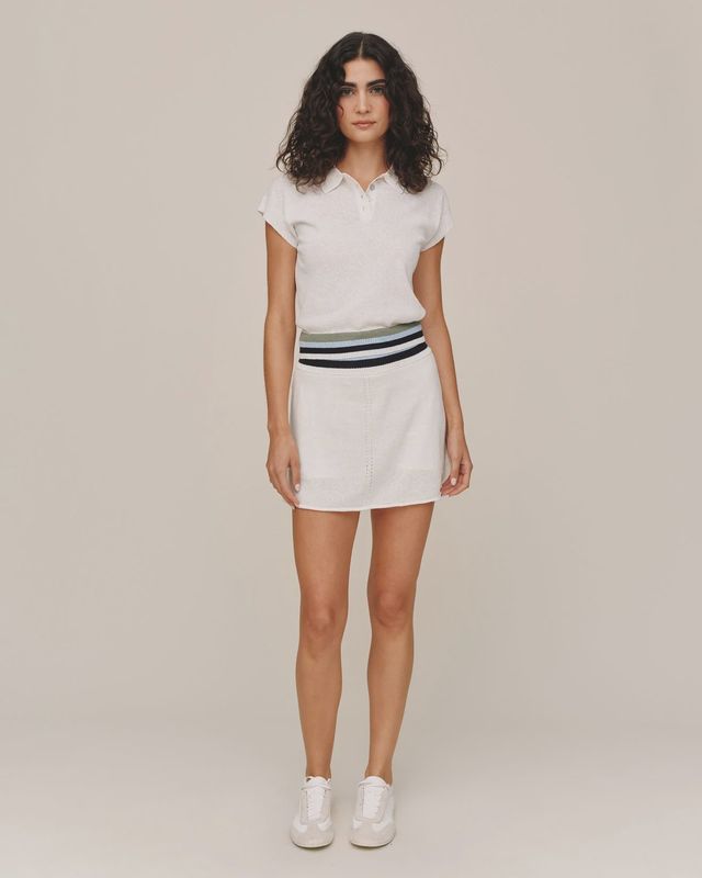 Bella Dahl - Tennis Skort White