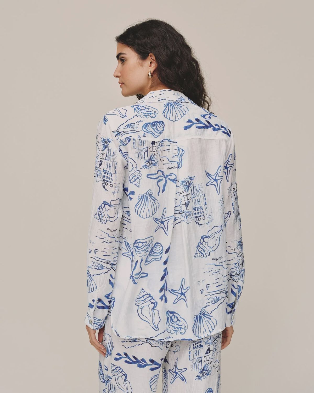 Bella Dahl - Classic Button Down Riviera Print